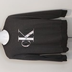 Calvin Klein Men's Metallic Logo Long Sleeved Sweatshirt